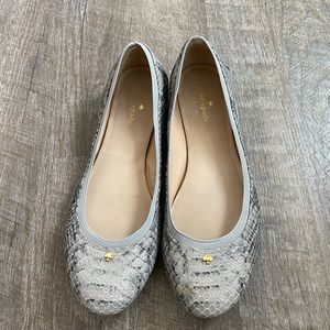 Kate Spade snakeskin ballet flats!